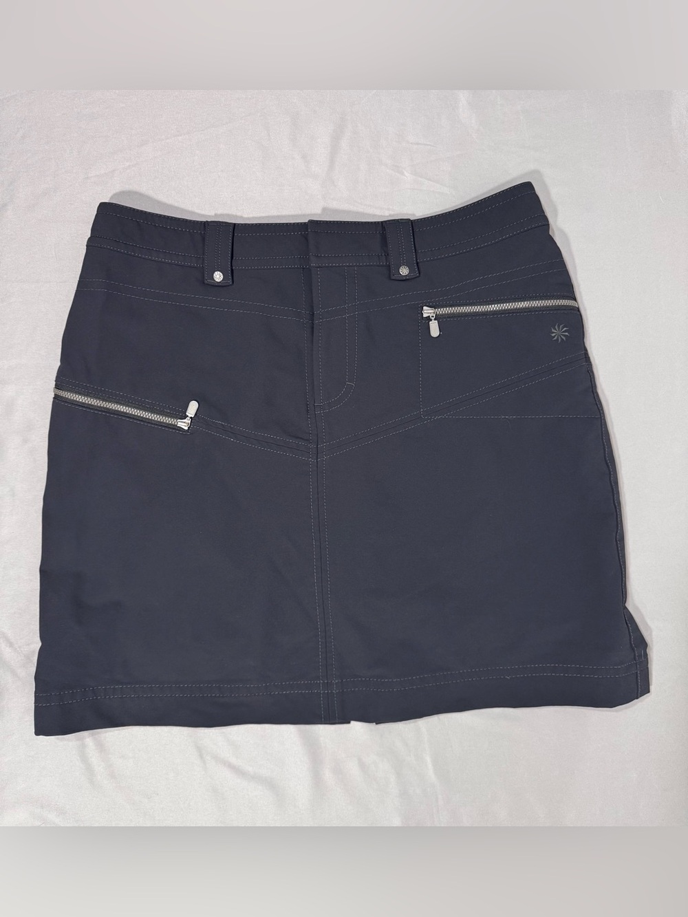 Athleta Black Zip Pocket Skirt — Size 12